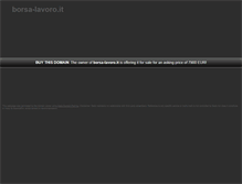 Tablet Screenshot of borsa-lavoro.it